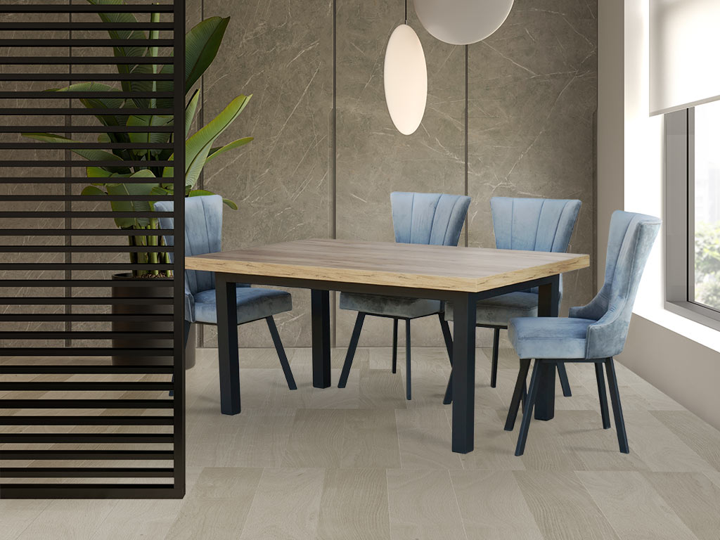 Stół S12, krzesła k1